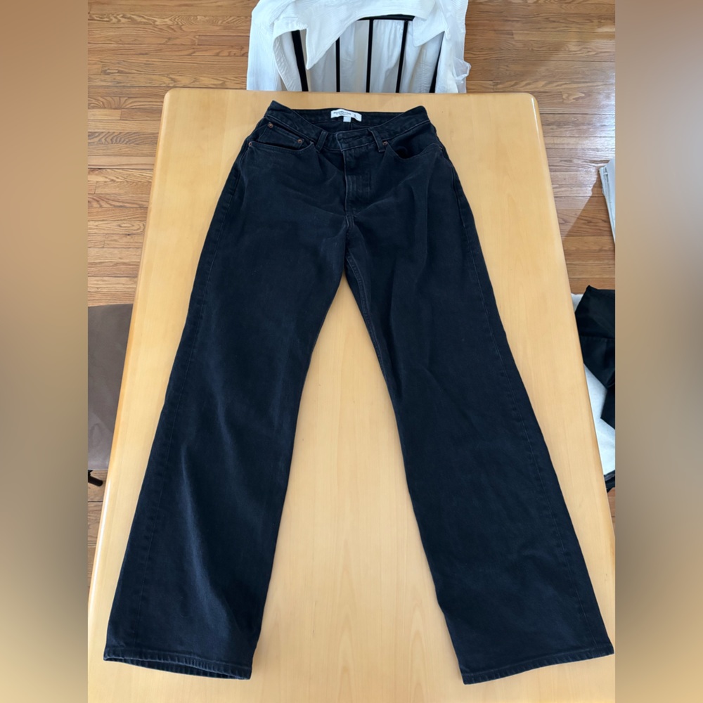 Abercrombie & Fitch High Rise Black Jeans